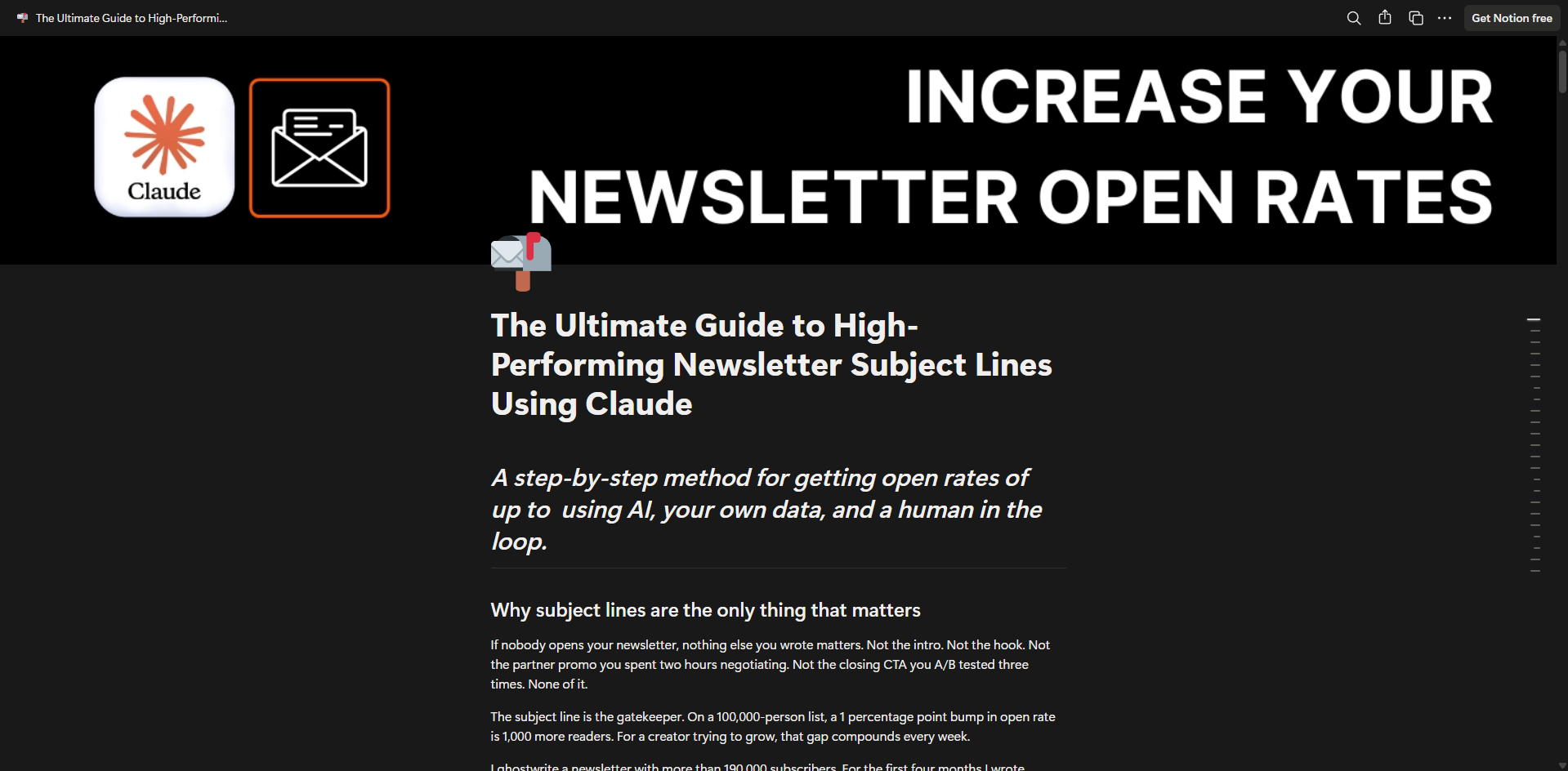 Increase your Newsletter Open Rates
