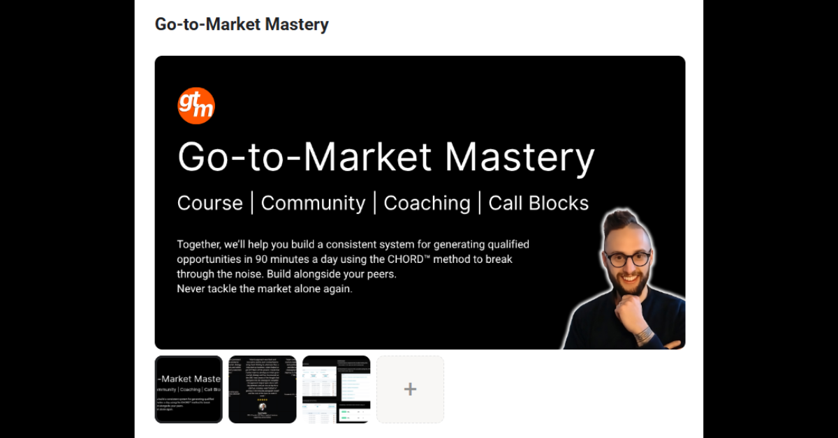 Go-to-Market Mastery - Community Thumbnail